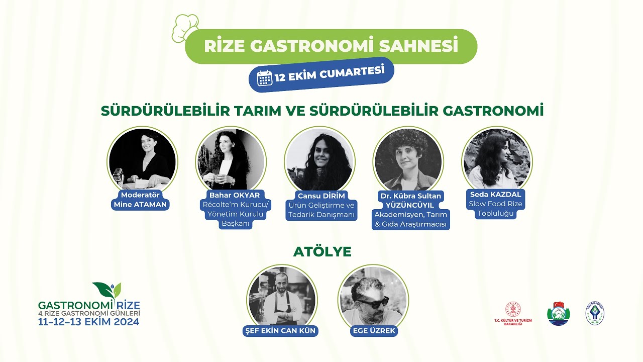 Gastro Rize Panel Konuğu Récotle'm